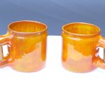 Lot de 2 chopes Robert et Jean Cloutier