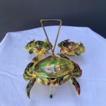 Serviteur de table crabes en céramique de Vallauris