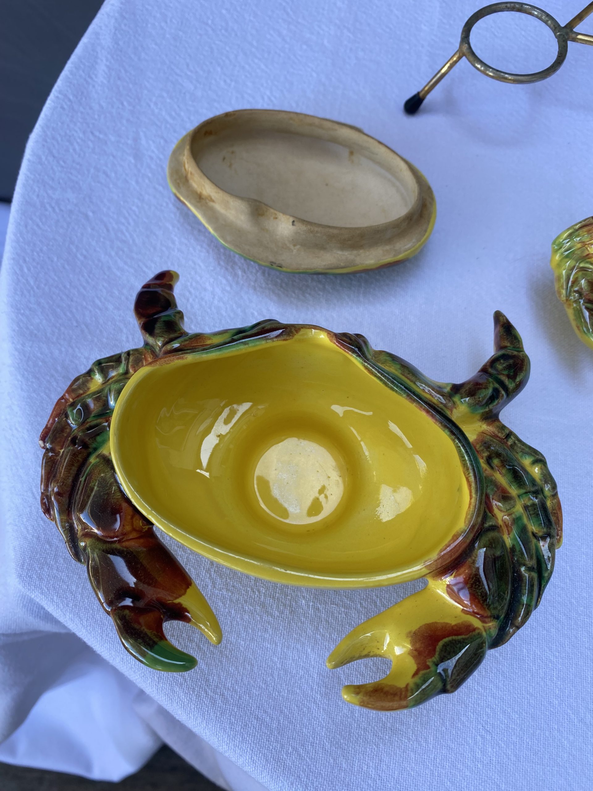 Serviteur de table crabes en céramique de Vallauris - photo 7