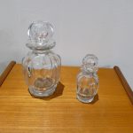 Paire de flacons Baccarat modèle Malmaison