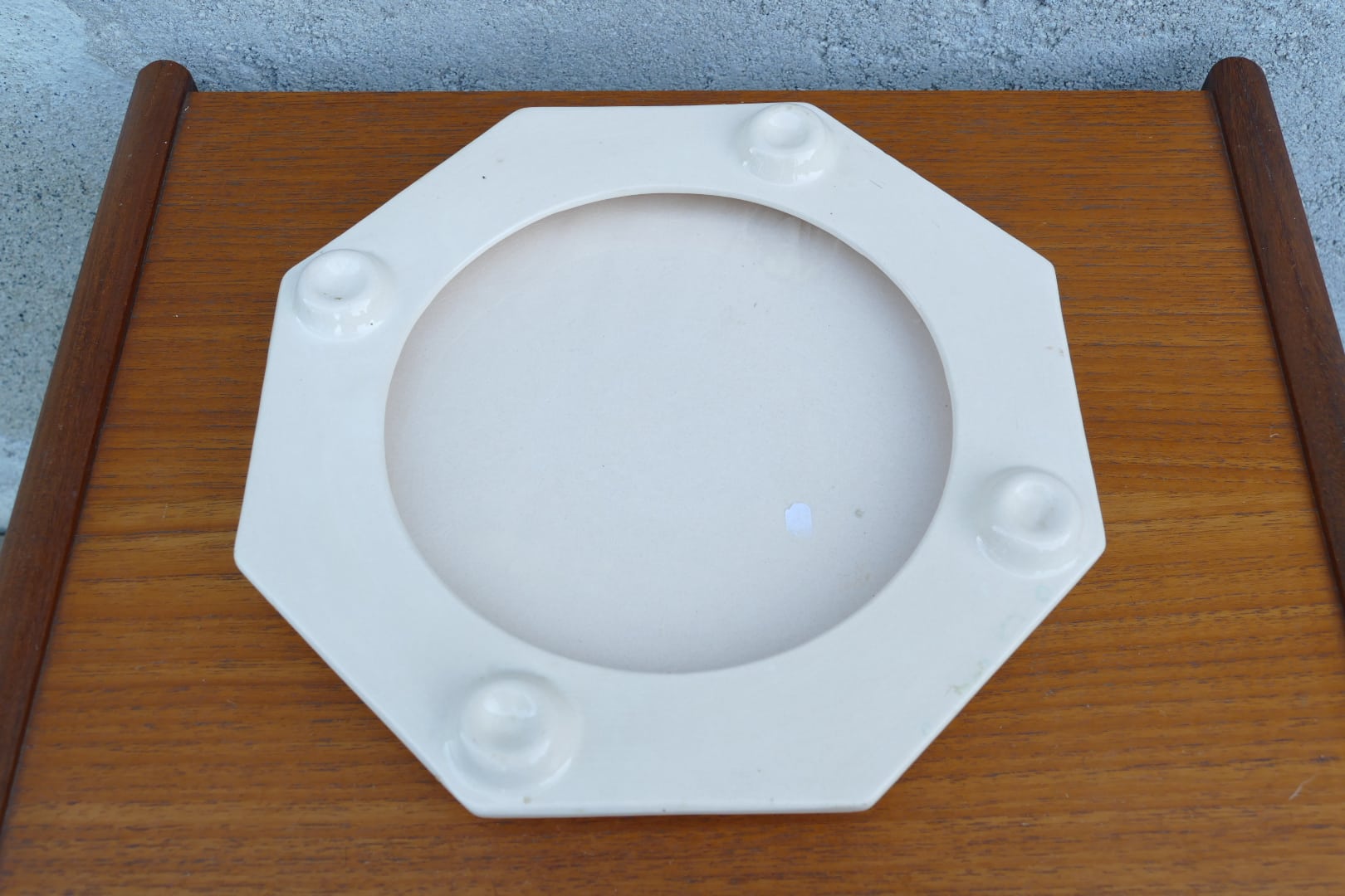 Dessous de plat octogonal Longwy, rose poudré, vue 3