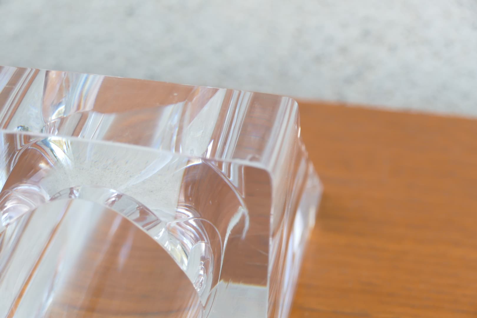 Paire de serre-livres en cristal de style space age, vue 8